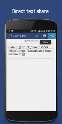 JSON Editor android App screenshot 1