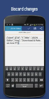 JSON Editor android App screenshot 4