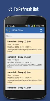 JSON Editor android App screenshot 5